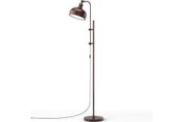 Industrial Floor Lamp with Adjustable Height and Lamp Head for Home Office. - ER53