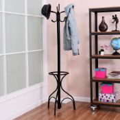 Vintage Metal Coat Hat Tree Stand Clothes Hanger. - ER53. This is elegant and stylish coat rack,