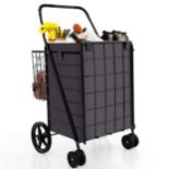 Folding Shopping Cart with Oxford Liner. - ER53. With this multifunctional shopping cart, you no