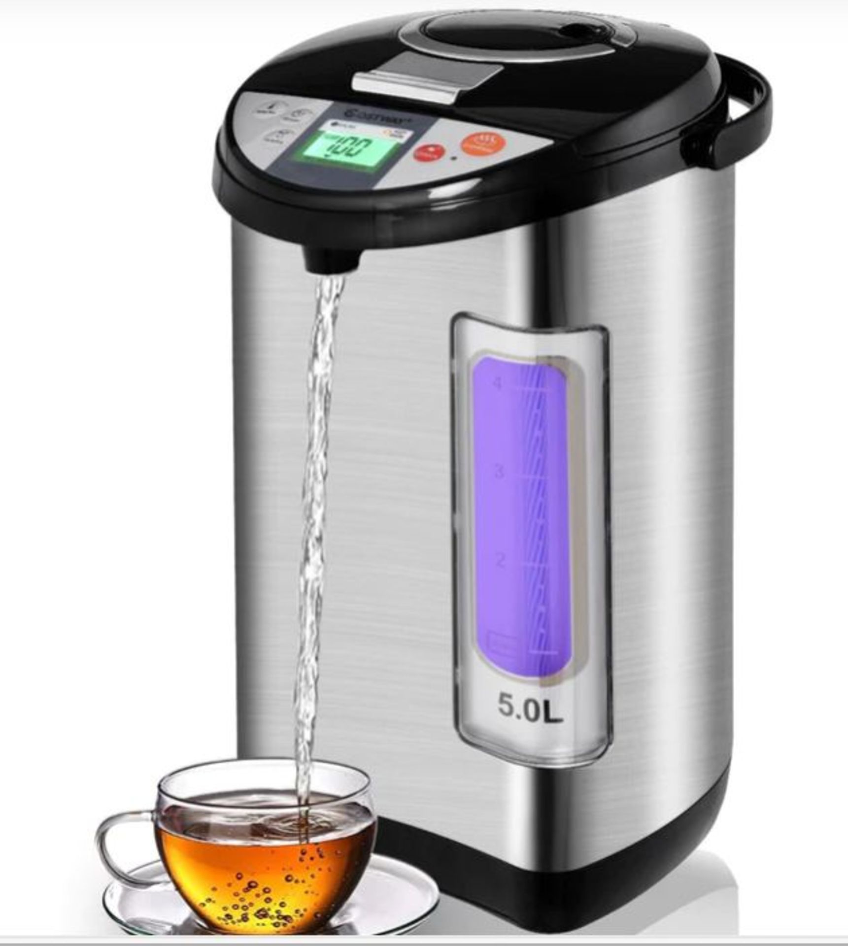 5L ADJUSTABLE INSTANT HOT ELECTRIC WATER DISPENSER WITH AUTO-CUT OFF. - ER53. When you use it, the