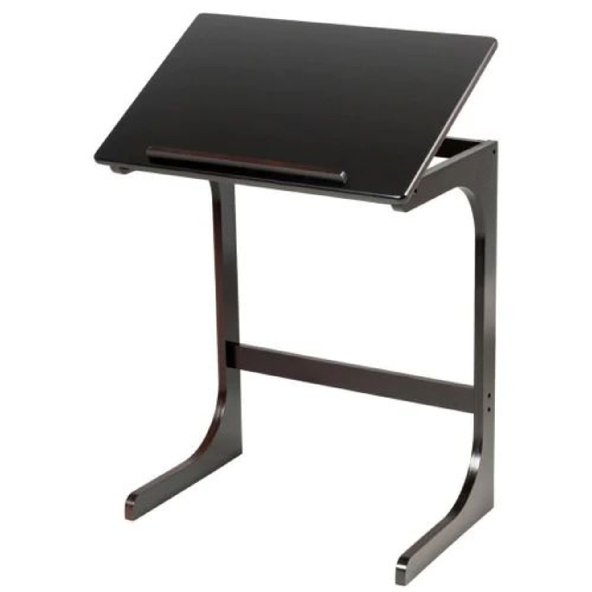 Adjustable C-Shape Couch End Table wth Tilting Top. - ER53. This is the multifunctional end table