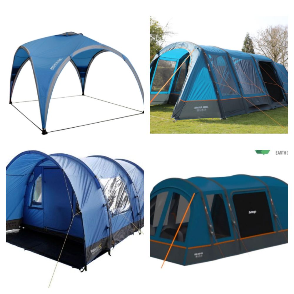 Liquidation Sale of New High Quality Tents, Gazebos & Outdoor Goods from Vango, Regatta & More - Delivery Available!