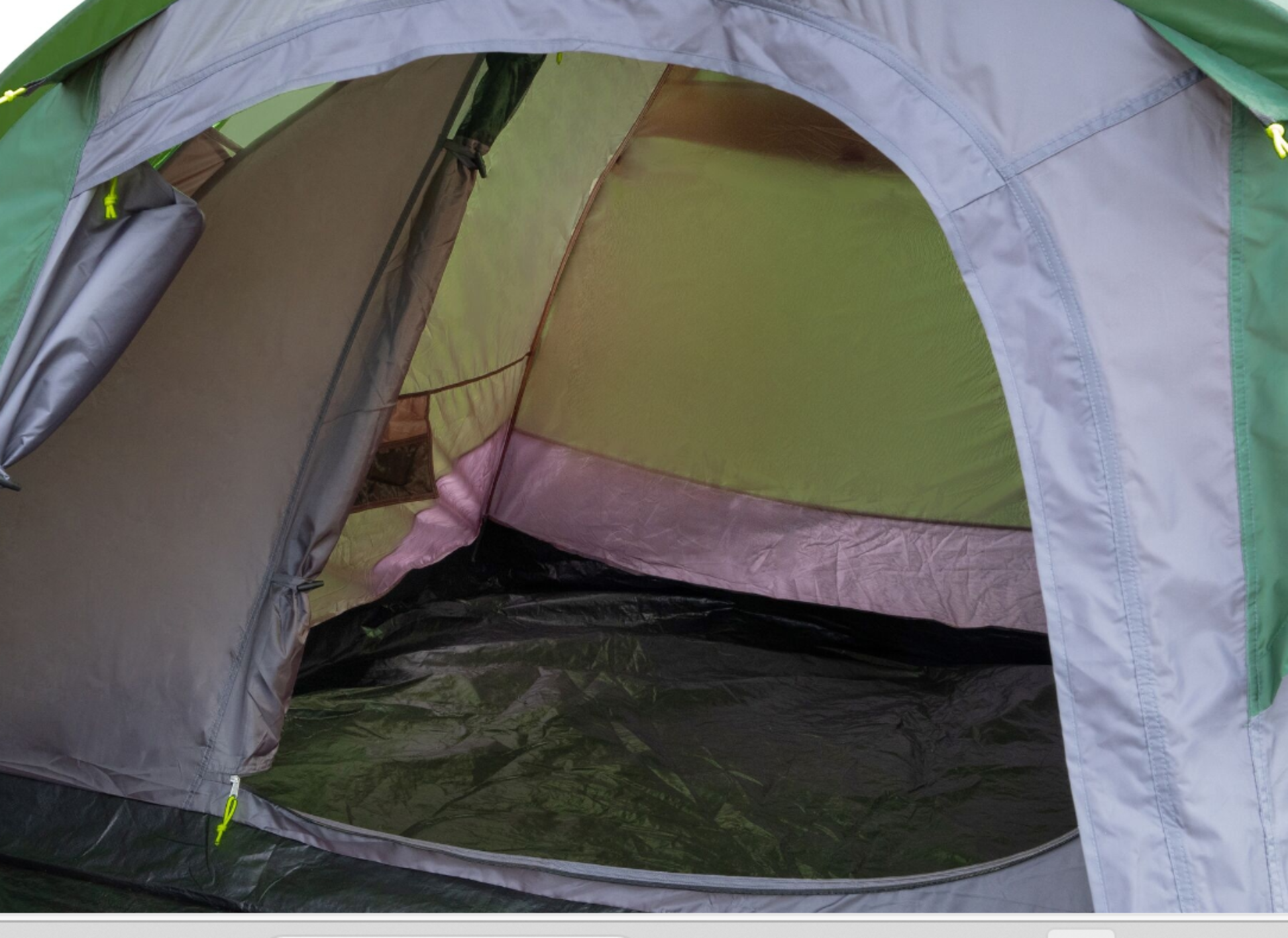 New & Boxed Regatta Kivu V3 4 Person Dome Tent. RRP £599 (ROW7-IB300). 100% Polyester. Height: - Image 2 of 3