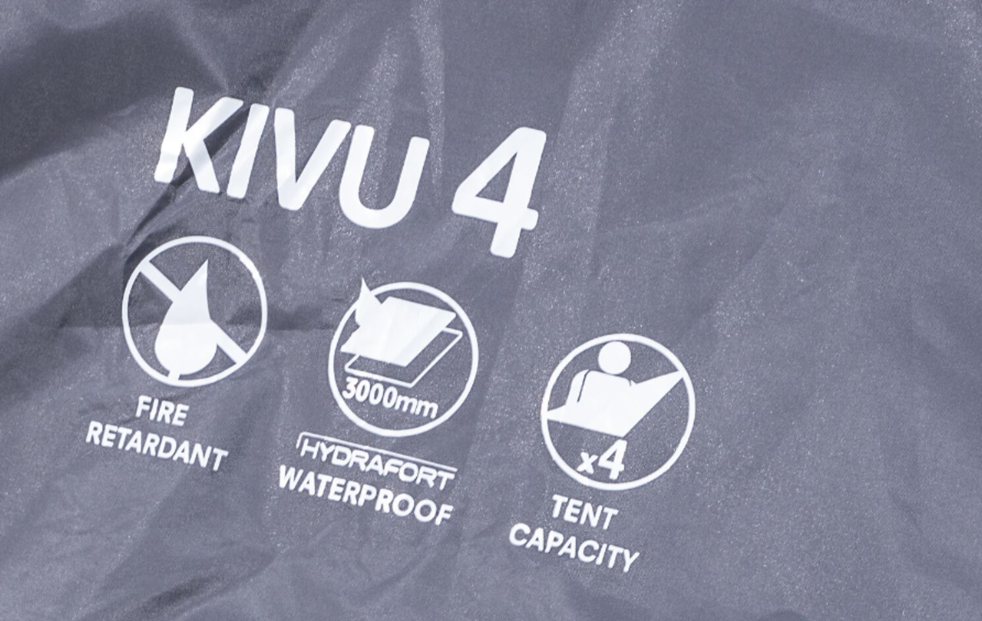 New & Boxed Regatta Kivu V3 4 Person Dome Tent. RRP £599 (ROW7-IB300). 100% Polyester. Height: - Image 2 of 3
