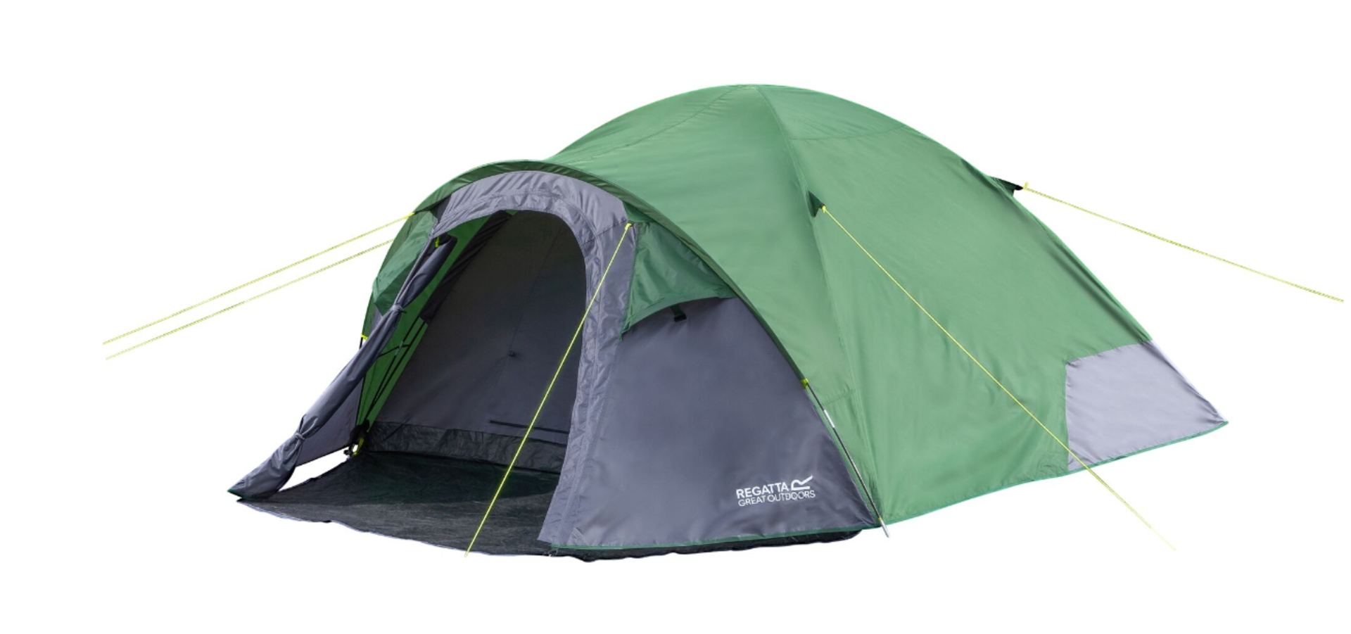 New & Boxed Regatta Kivu V3 4 Person Dome Tent. RRP £599 (ROW7-IB300). 100% Polyester. Height: