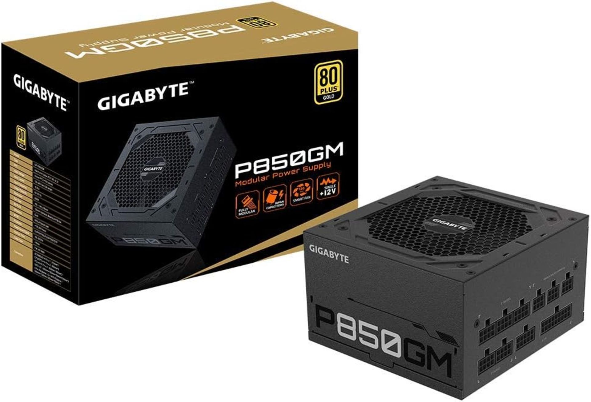 BRAND NEW FACTORY SEALED GIGABYTE P850GM V2 80 Plus Gold Certified PSU. RRP £99.99. FULLY MODULAR