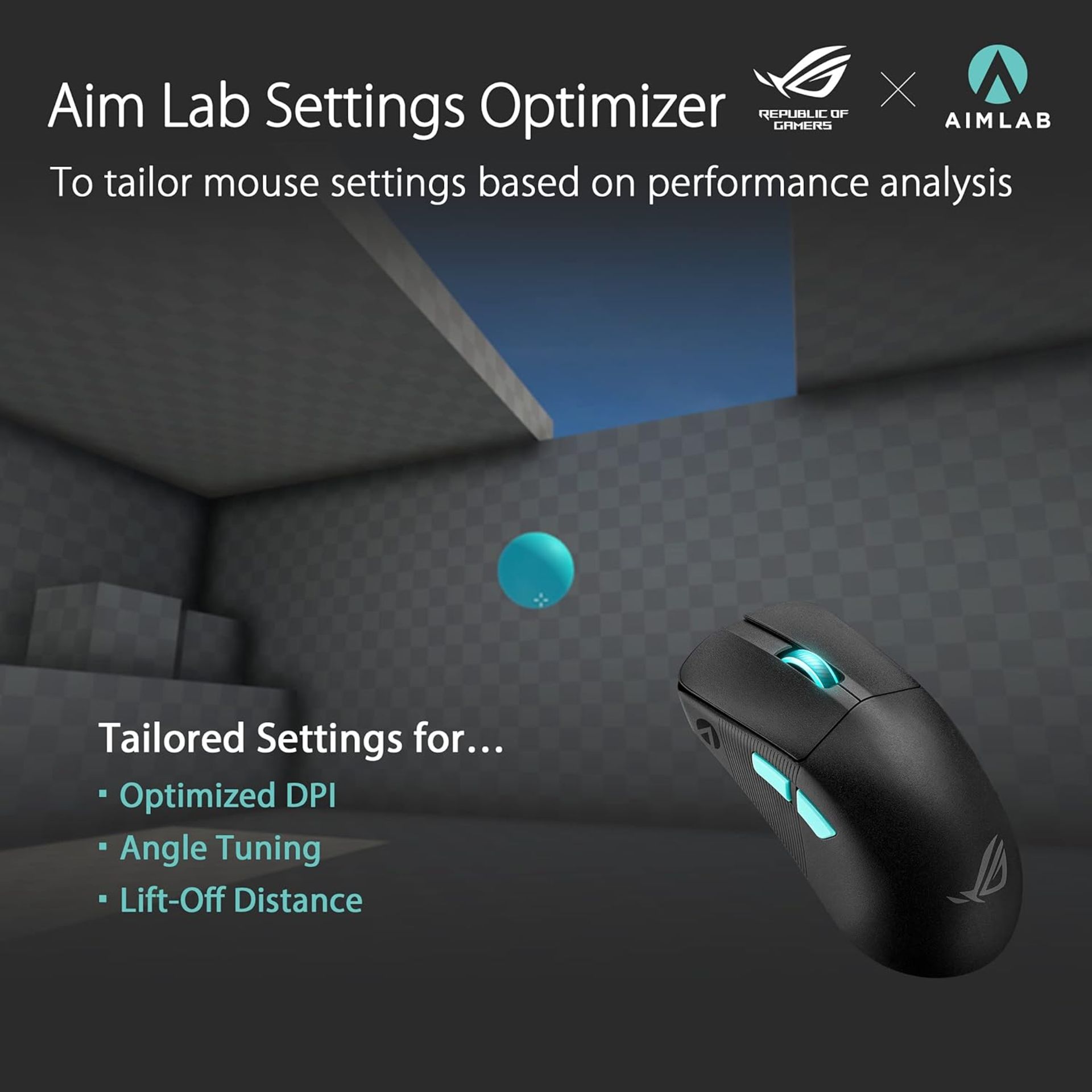 NEW FACTORY SEALED ASUS ROG Harpe Ace Aim Lab Edition Wireless Gaming Mouse. RRP £139.99. The - Image 3 of 11