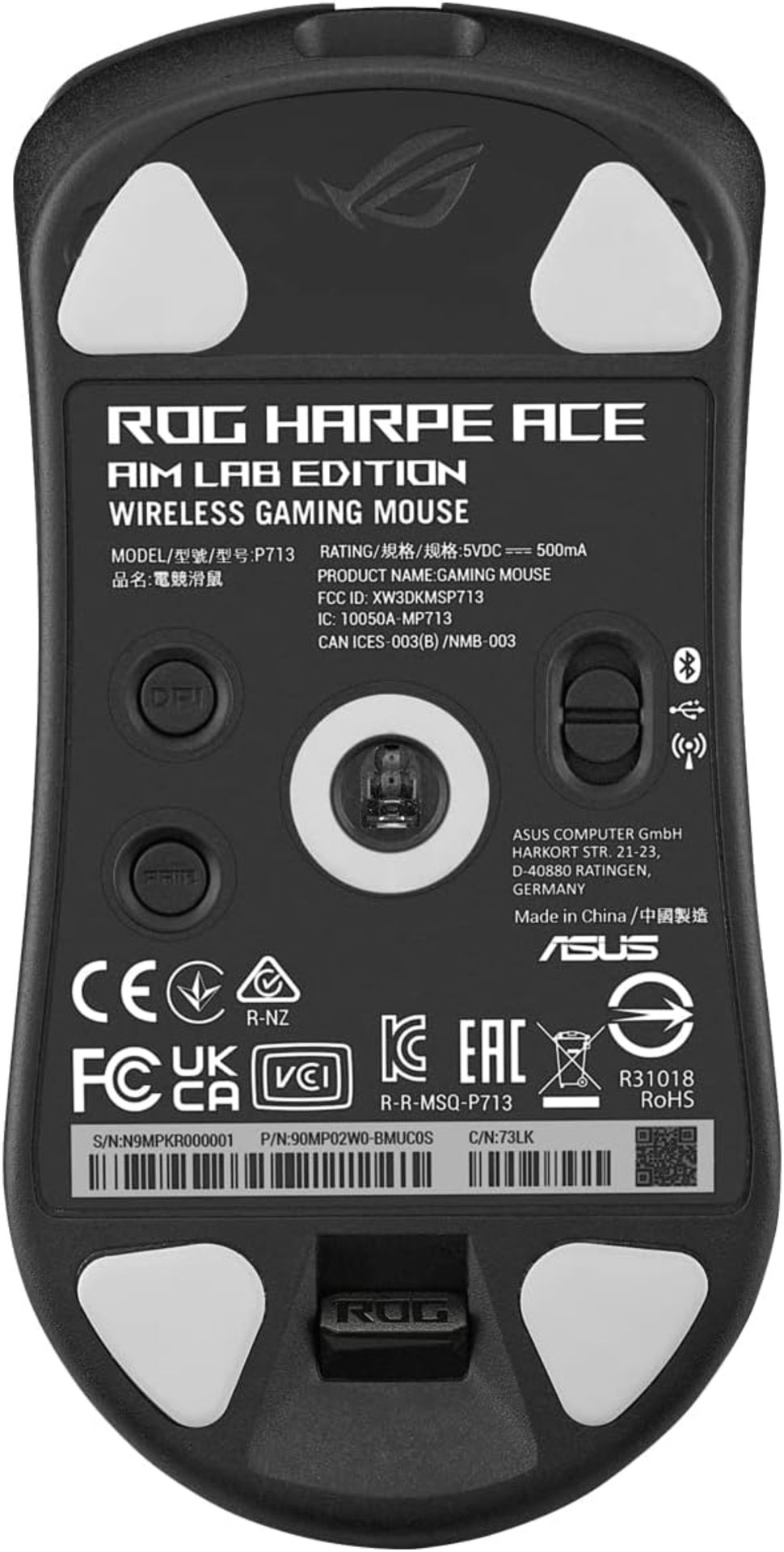 NEW FACTORY SEALED ASUS ROG Harpe Ace Aim Lab Edition Wireless Gaming Mouse. RRP £139.99. The - Image 8 of 11