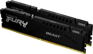 NEW FACTORY SEALED KINGSTON FURY Beast 32GB (2x16GB) DDR5 PC5-48000C40 6000MHz Dual Channel RAM Kit.
