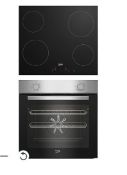 Beko QBSE222X Built-in Multifunction Oven & hob pack - Stainless steel. - ER45. Bake perfect