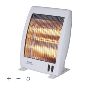 4 x Electric 1kW Light grey Quartz heater. - ER33. Quickly warm up your room with this 1000W