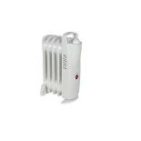 2 x 500W White Oil-filled radiator. - ER32. This mini 500w oil filled radiator will evenly heat