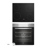 Beko QBSE222X Built-in Multifunction Oven & hob pack - Stainless steel. - ER44. Bake perfect