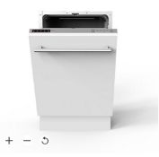 Cooke & Lewis BI45DISHUK Integrated Slimline Dishwasher. - ER44. RRP £350.00. Great for when space