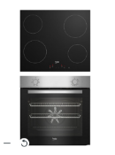 Beko QBSE222X Built-in Multifunction Oven & hob pack - Stainless steel. - ER44. Bake perfect