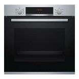 BOSCH Series 4 HBS534BS0B Electric Oven - Stainless Steel. - ER45. RRP £399.00. The 3D Hotair