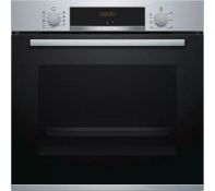 BOSCH Series 4 HBS534BS0B Electric Oven - Stainless Steel. - ER45. RRP £399.00. The 3D Hotair