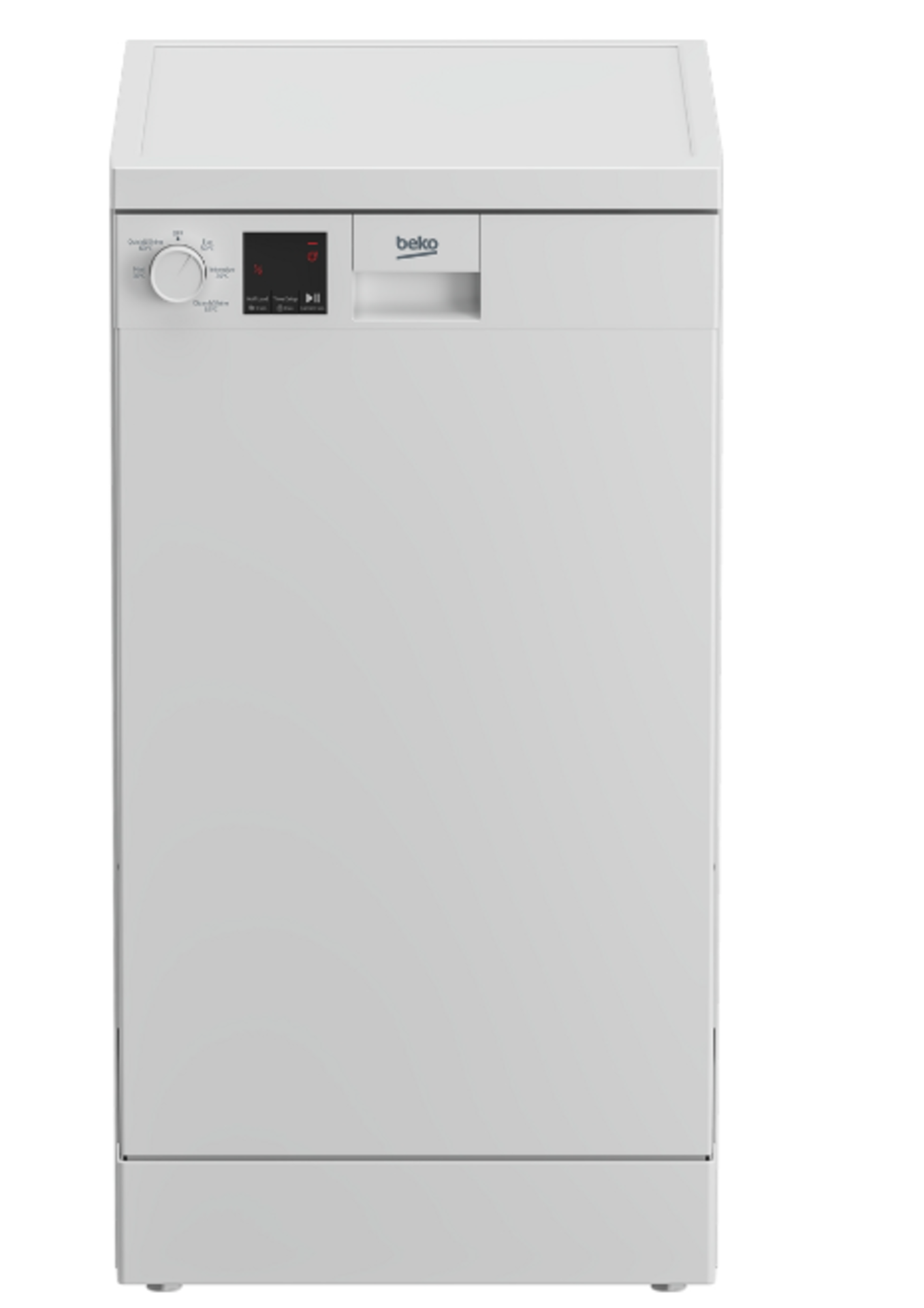 Beko DVS05Q20W Freestanding Dishwasher. -ER44. Saving you time and money every day, this slimline