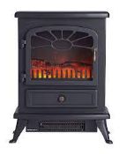 Focal Point ES 2000 Matt Black Electric Stove. - ER32.