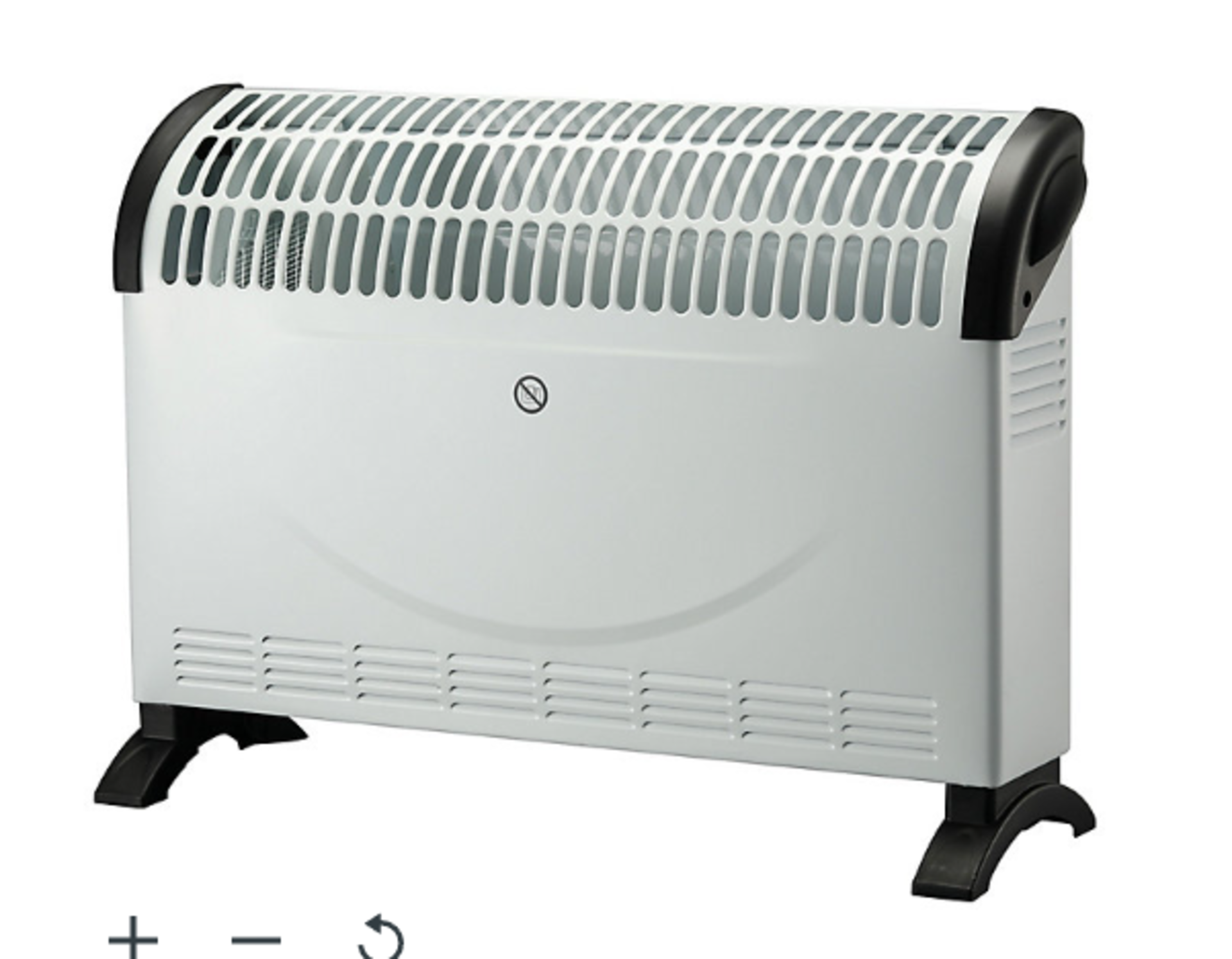 8 x 2000W White Convector heater. - ER33. Keep warm and cosy with this 2000W freestanding