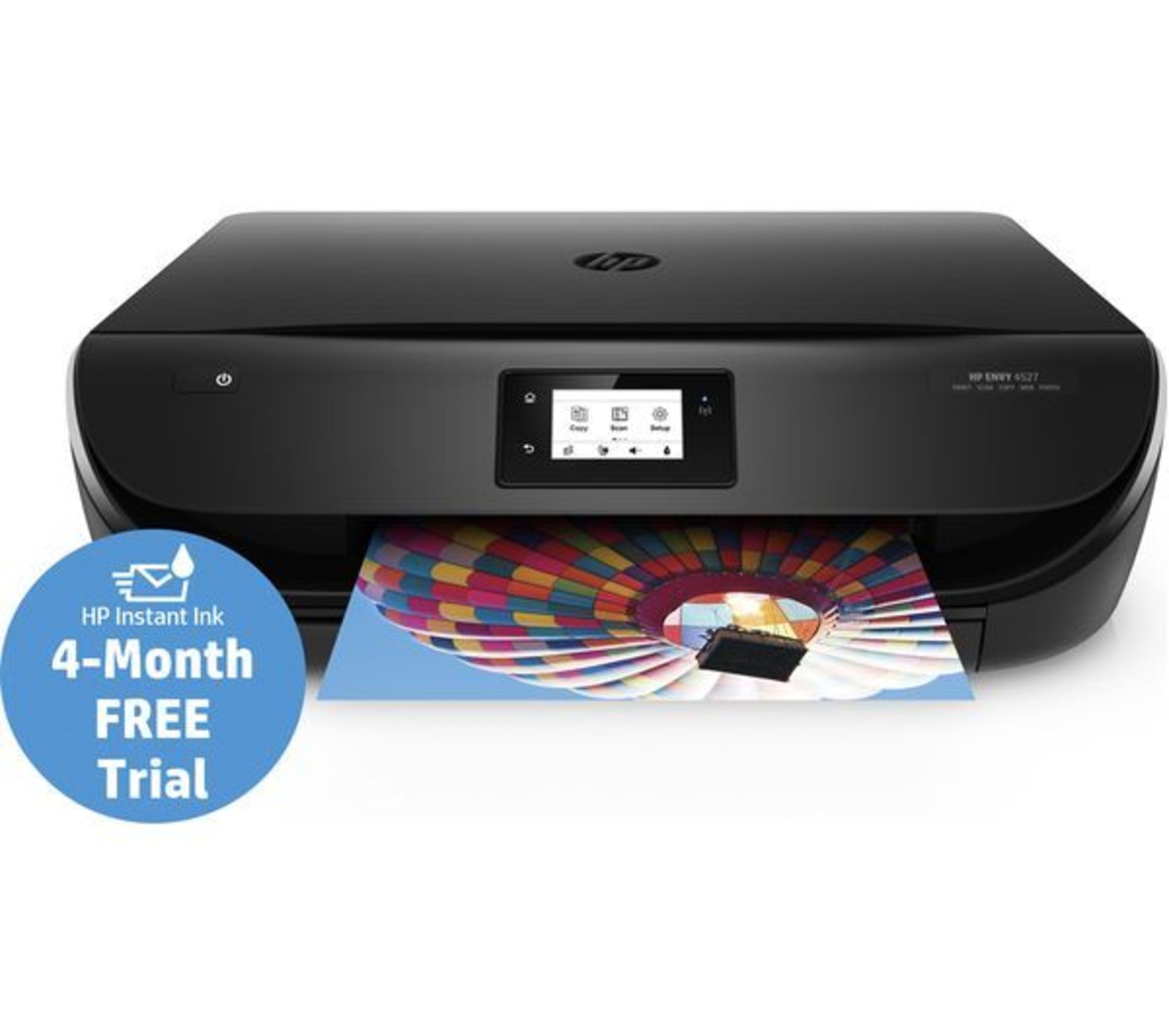 HP ENVY 4527 All-in-One Printer. - ER21. The Envy 4527 can print documents and photos wirelessly,