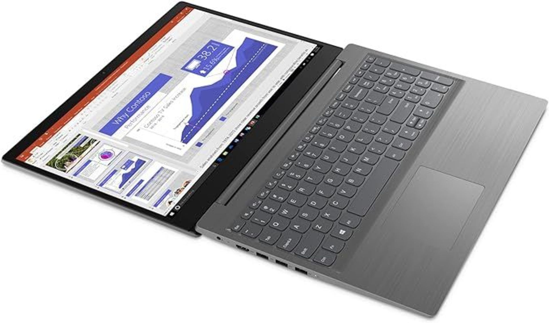 Lenovo V15 ADA (82C70006UK) 15.6" Laptop (Iron Grey) (AMD Ryzen 5 3500U / 2.6-GHz Processor, 8GB - Image 2 of 3