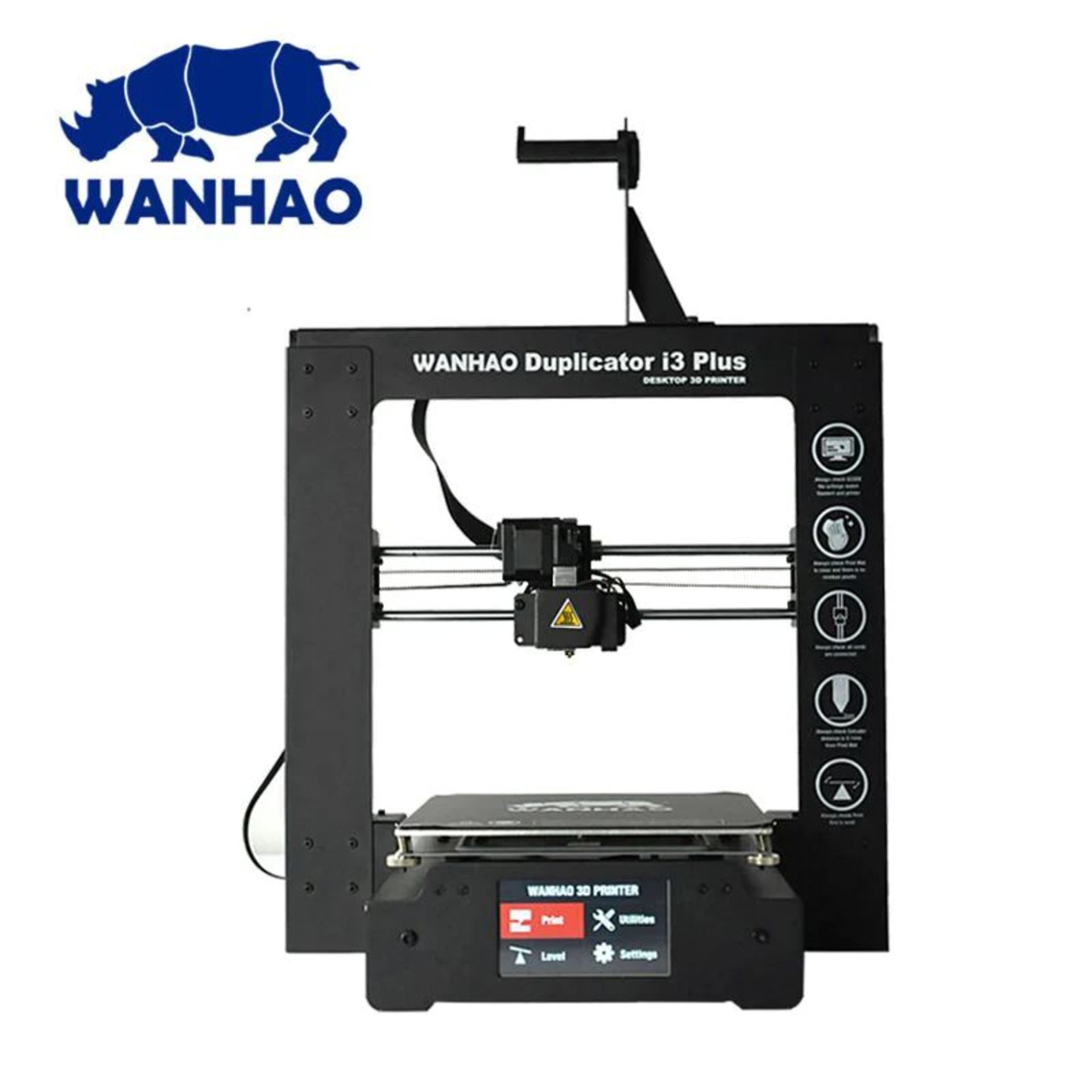 Wanhao Duplicator i3 PLUS V2 MK2 3D Printer. -RRP £359.99. ER21. - This PLUS model is the ultimate - Image 3 of 3