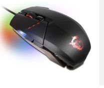 MSI Clutch GM60 Gaming Mouse with USB RGB Light Adjustable DPI Programmable Gaming Grade Optical