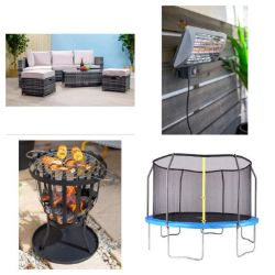 Liquidation of New & Boxed Rattan Sets, Garden Furniture, Hot Tubs, Benches, Trampolines, Generators, Firepits & Much More - Delivery Available!