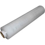 12 x NEW ROLLS OF 400MM CLEAR WRAP. 20 MICRON. 120M PER ROLL. (ROW17)