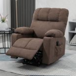 HOMCOM Electric Riser and Recliner Chair Luxury, Power Lift Recliner Chair with Remote Control, Dark