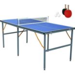 Next Sports Midsize Table Tennis Game Set - Indoor/Outdoor Portable Table Tennis Table with Net, 2