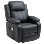 HOMCOM Electric Power Lift Recliner Chair Vibration Massage Reclining Chair with Remote Control