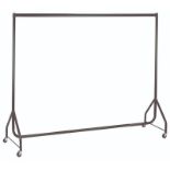 180cm Rolling Clothes Racks. - R13a.7. RRP £159.99. This rail is in a black, hard-wearing powder-