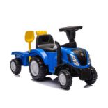 New Holland T7 Tractor Ride On with Trailer Kids Outdoor Toy. - R14.1.