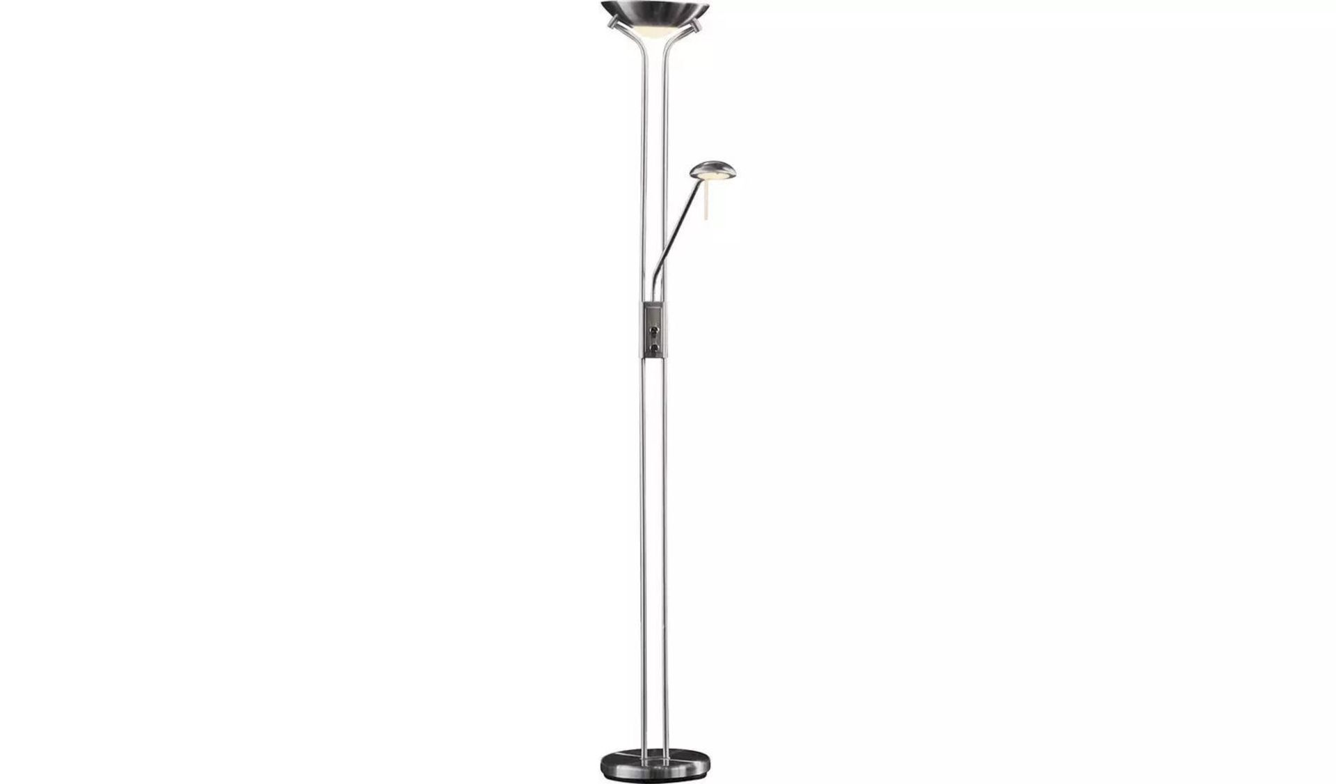 Home Father & Child Uplighter Floor Lamp - Chrome . - R14.2. This sleek and versatile Father&Child - Image 2 of 2