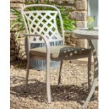 Hartman Berkeley Garden Furniture Dining Chair - Maize. - R13a.4. ONLY AVAILABLE AS A MINIMUM QTY OF