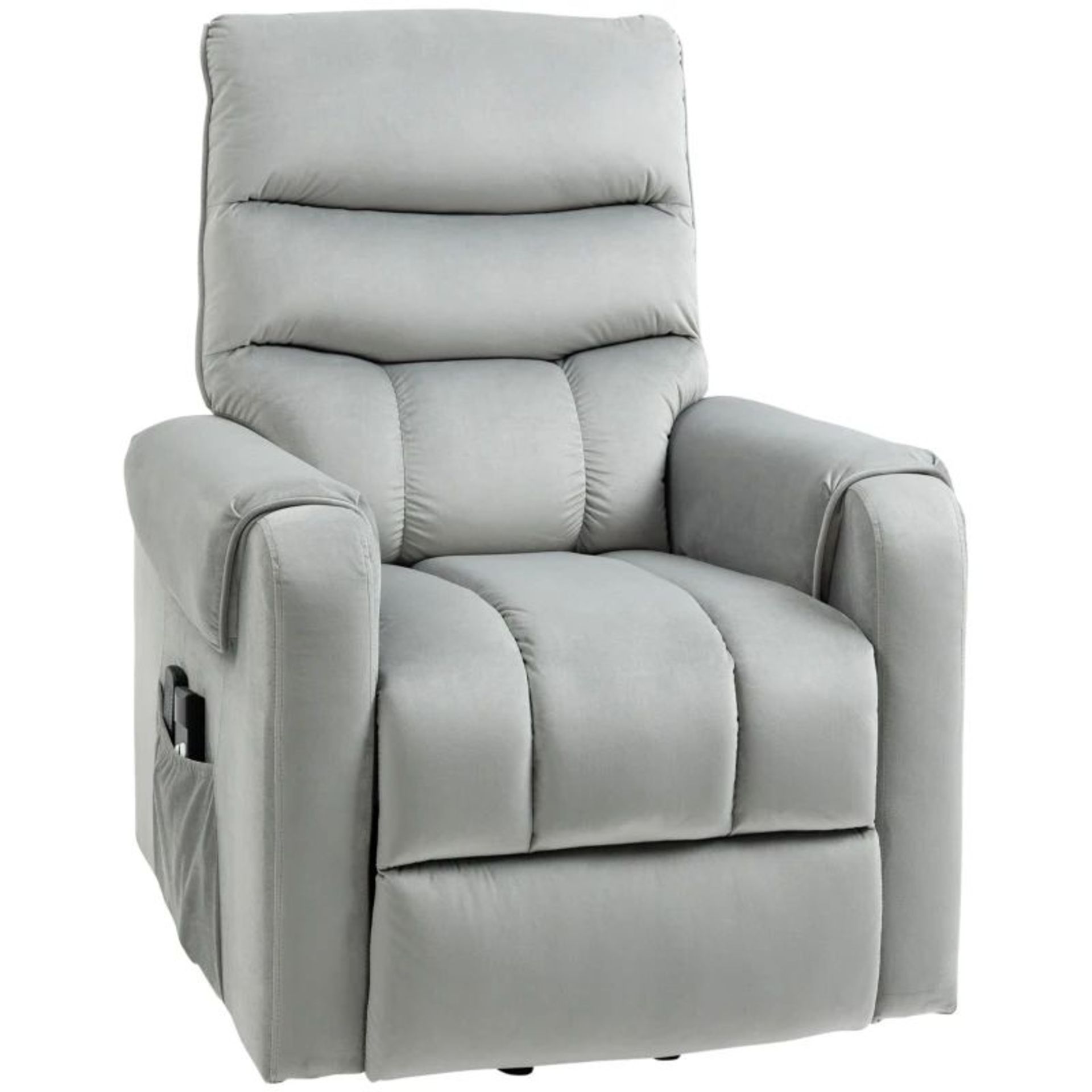 HOMCOM Vibration Massage Rise and Recliner Chair, Electric Power Lift Recliner with Remote Control - Image 2 of 2