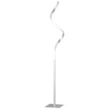 HOMCOM Standing Lamp for Living Room, Modern Spiral Standing Lamp with 3 Adjustable Brightness and