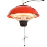 Outsunny Patio Heater, 1500W, Aluminium-Red. - R14.11. 1500W: Uses halogen heating technology to