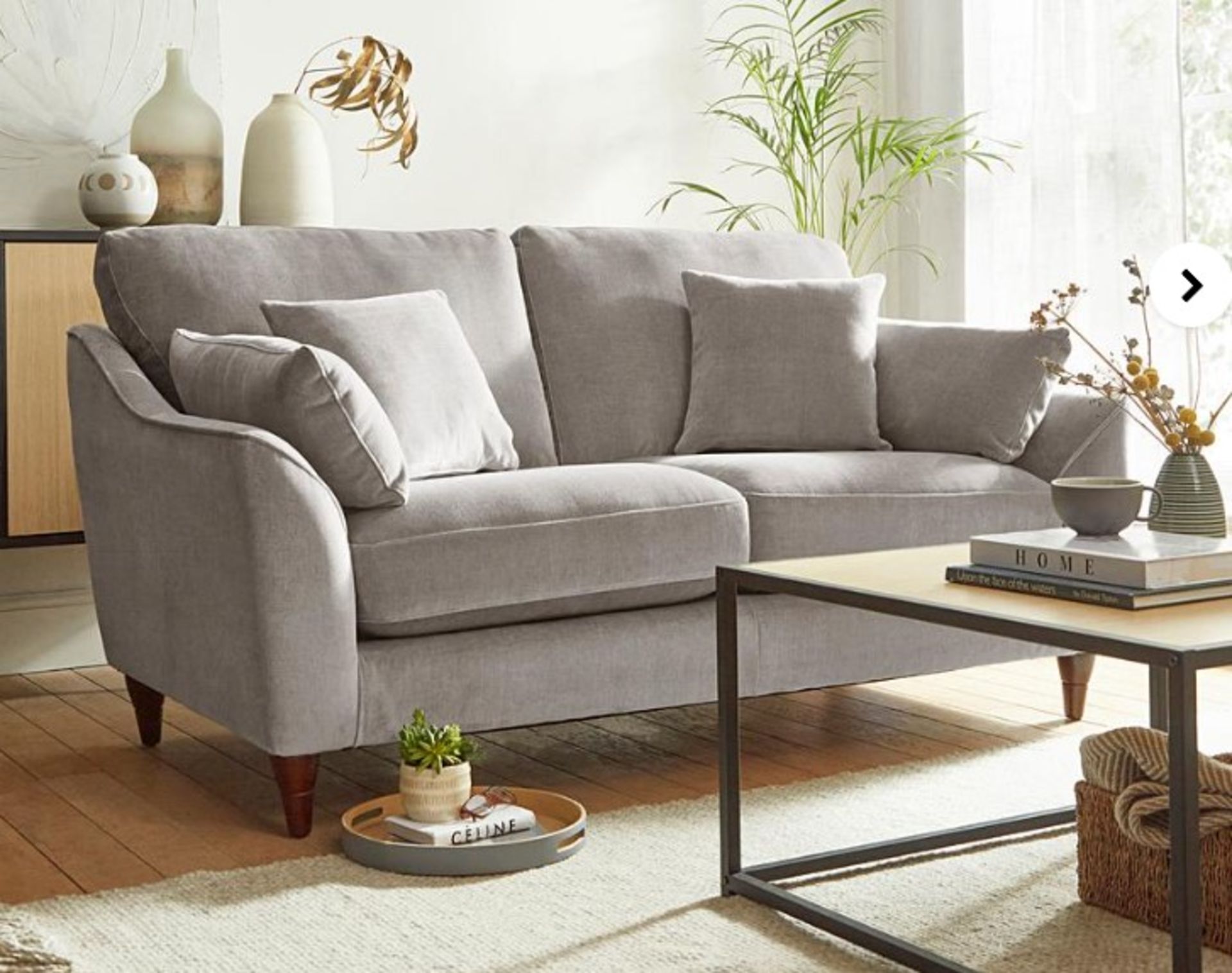 Hepburn 2 Seater Sofa. - ER23. RRP £1,249.00. The Hepburn 2 Seater Sofa features a classic, curved