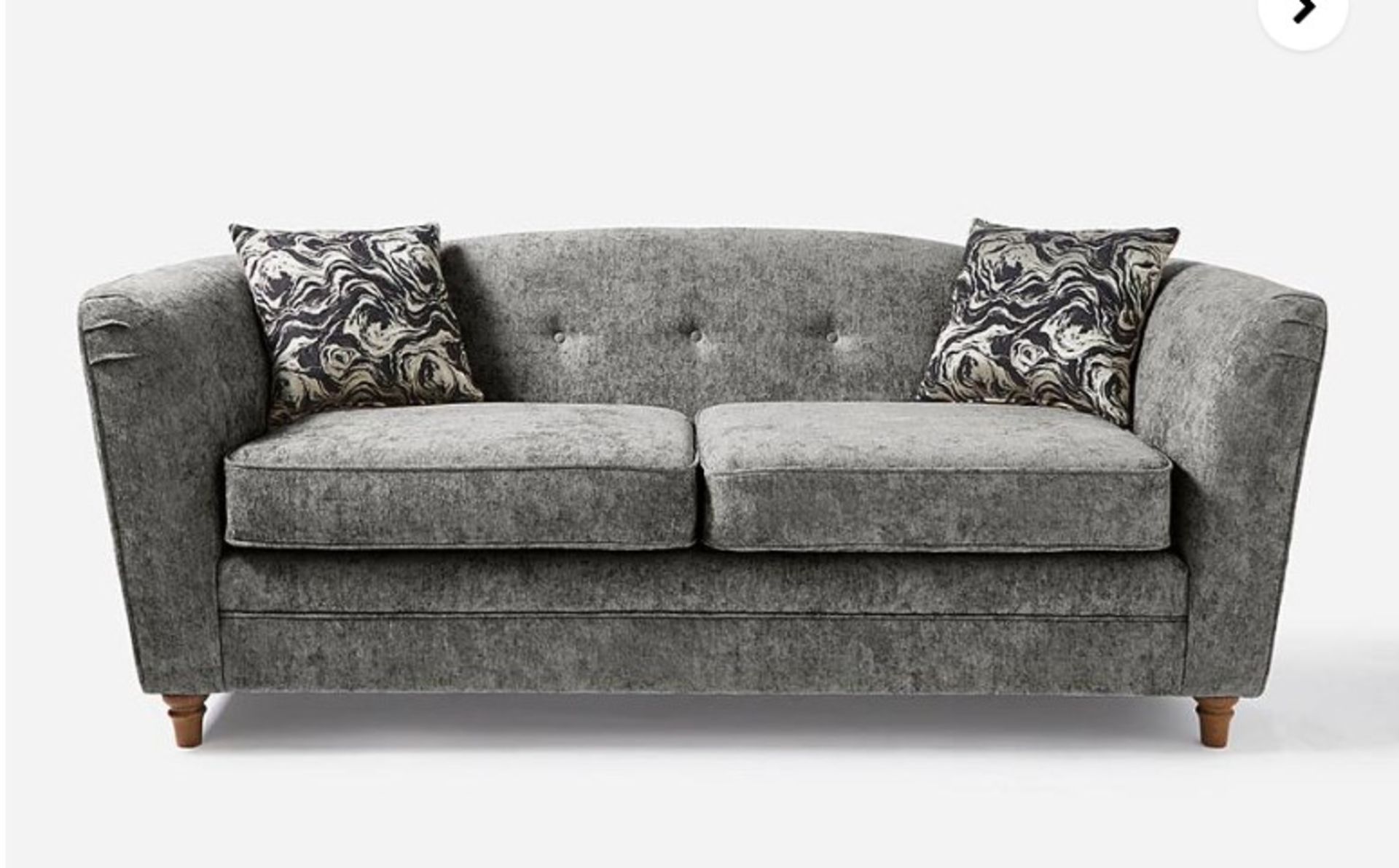 Murray 3 Seater. - ER23. RRP £859.00. The Murray 3 Seater Sofa is composed of 100% polyester - Image 2 of 2