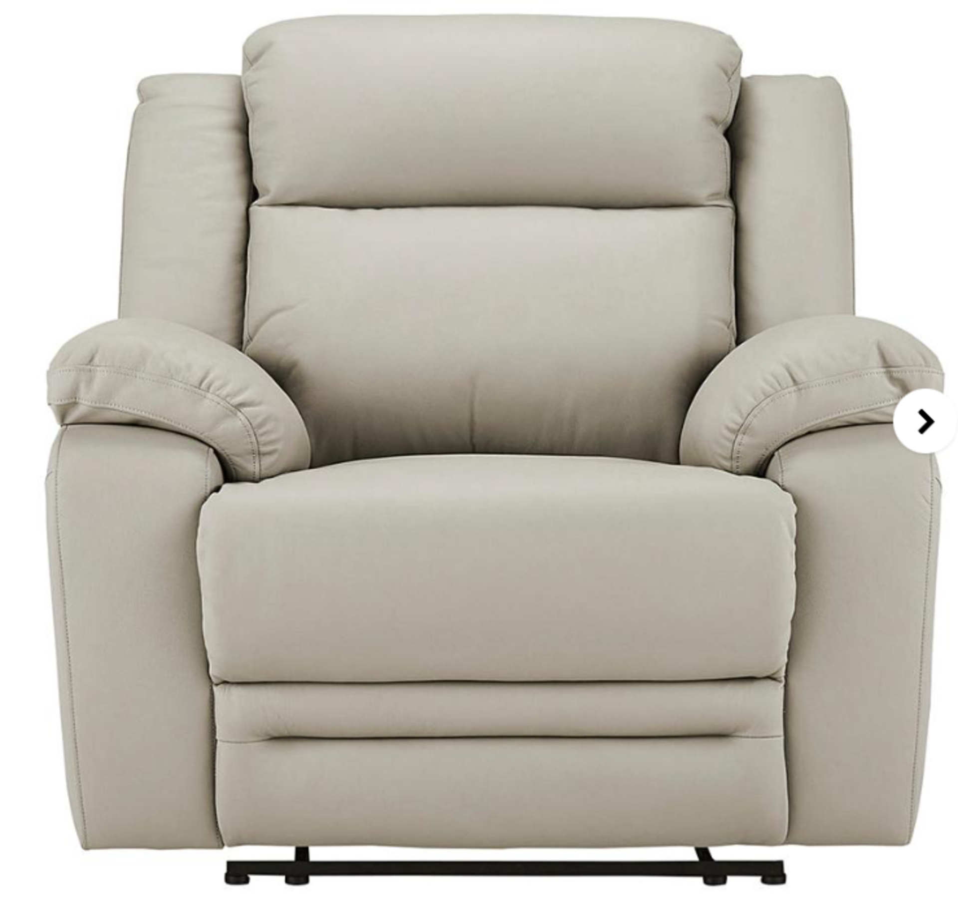 Croft Leather Recliner Chair - ER23. RRP £599.00. modern reclining suite combining sumptuous comfort