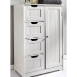 New England Storage Cabinet. - ER28. RRP £149.00. Great value, easy to assemble shaker-style