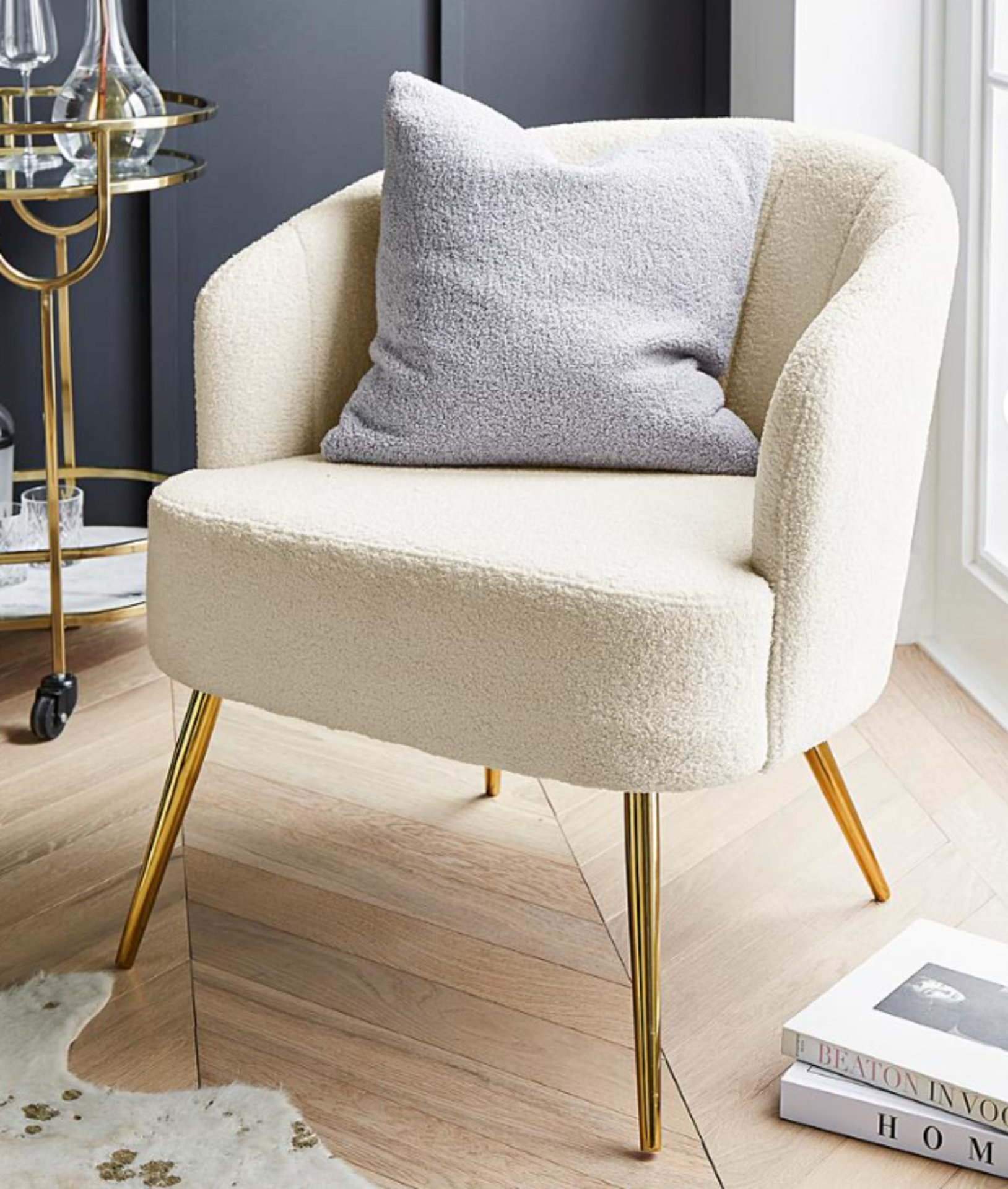 Esme Teddy Accent Chair. - ER28. RRP £299.00. The Esme Teddy Accent Chair will add a touch of warmth