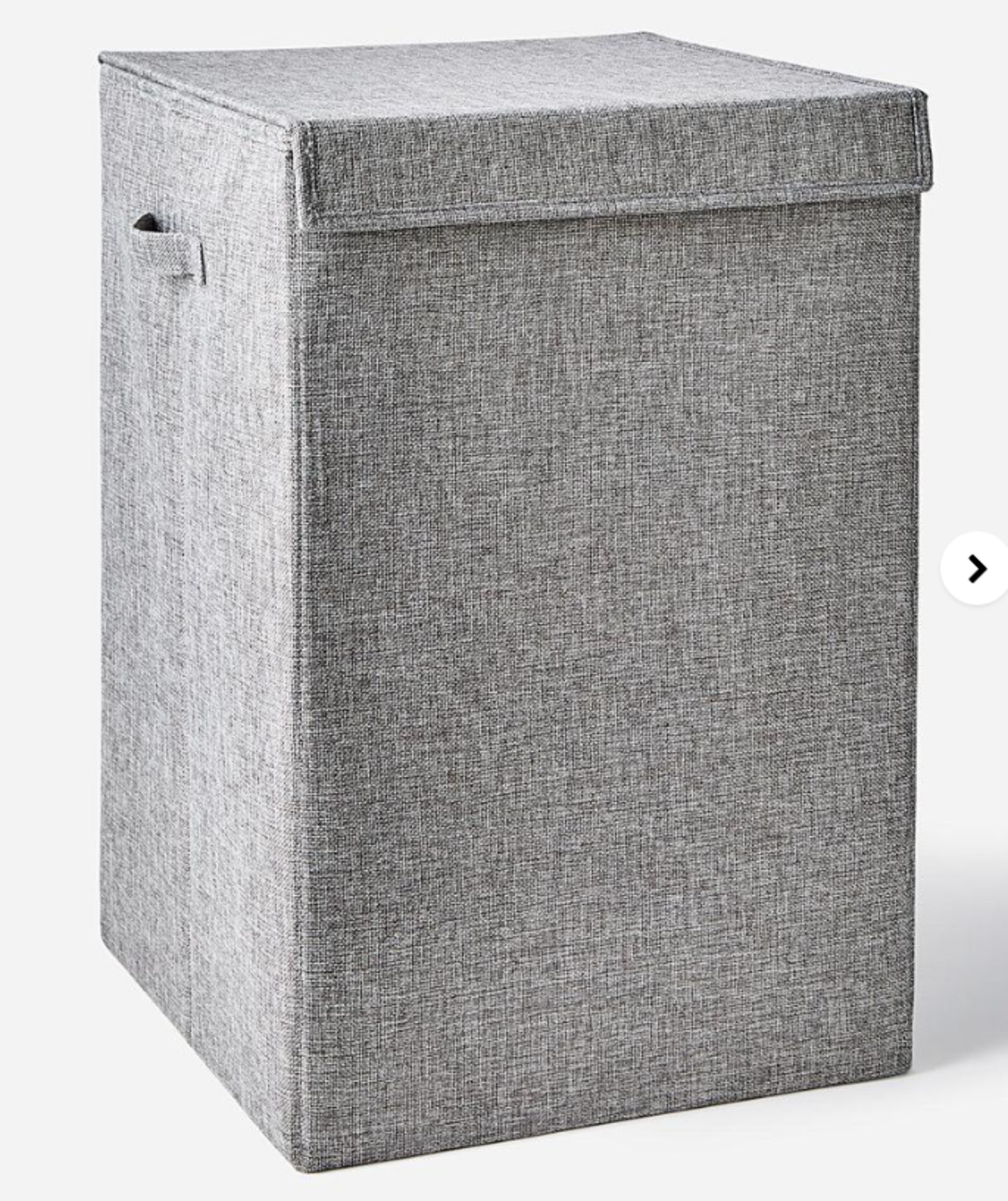 Collapsible Grey Laundry Hamper. - ER28. Ideal for those with limited space or those who just prefer