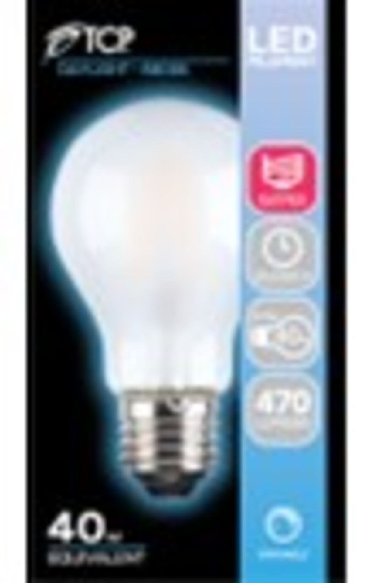 TRADE PALLET TO CONTAIN 360 X LED Filament A-lamp 470lm E27 Coated Dim 6500k (TBOFA40E2OGD1565) (
