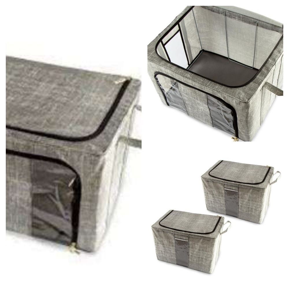 TRADE AND PALLET LOTS OF 66L HANDY SOLUTIONS FOLDABLE STORAGE BOXES. DELIVERY AVAILABLE