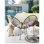 TRADE LOT 10 x New & Boxed Salsa Bistro Lounge Set (BLACK). RRP £349.99 each. The Salsa Bistro