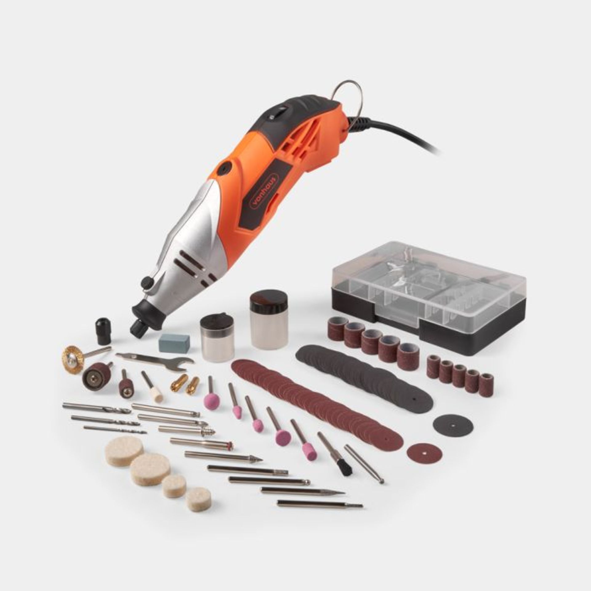 Rotary Multitool & Accessory Set. - ER42. Ideal for a wide range of DIY, hobby, woodwork,